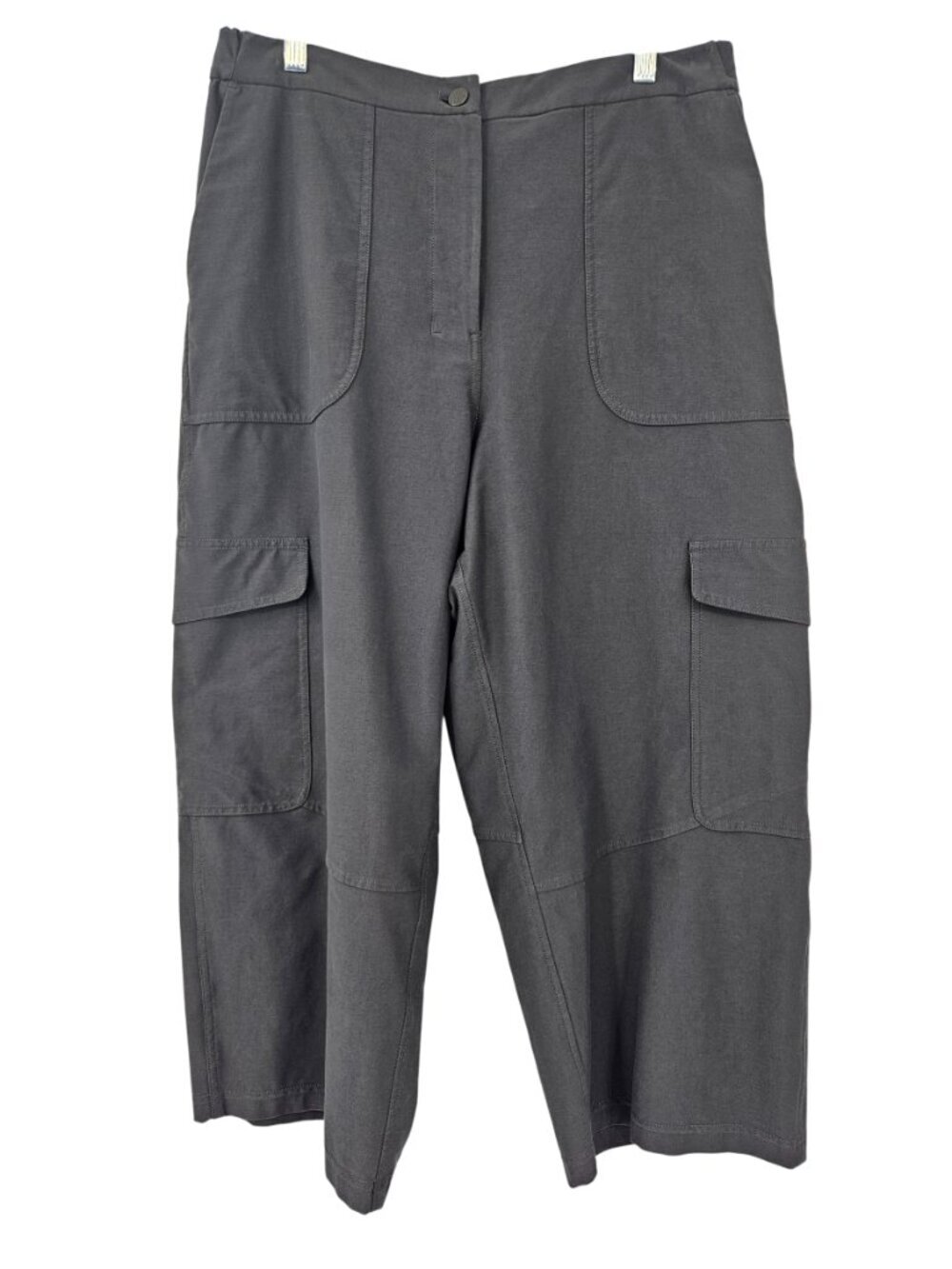 Lululemon Light Utilitech Cargo Pocket High-Rise Crop Pants Grey Women's Size 32